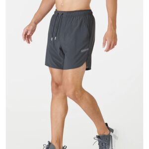 LEGENDS Charcoal Grey Luka Lined Athletic Shorts Mens Medium